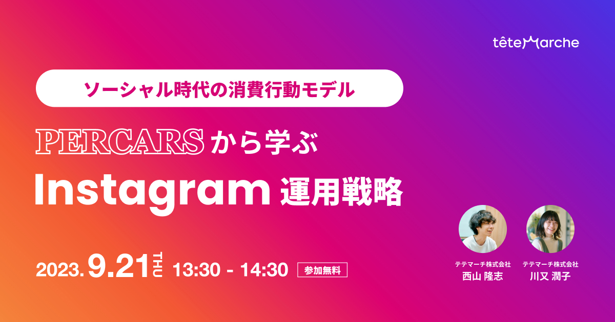 ソーシャル時代の消費行動モデルPERCARSから学ぶInstagram運用戦略