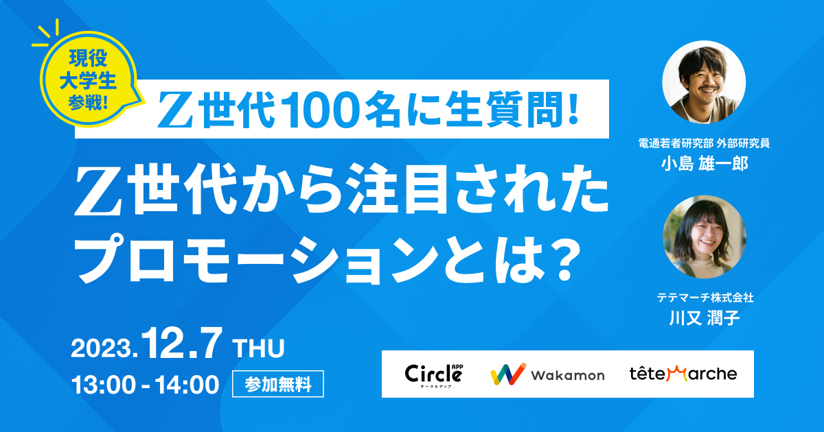 Z世代100名に生質問！Z世代から注目されたプロモーションとは？